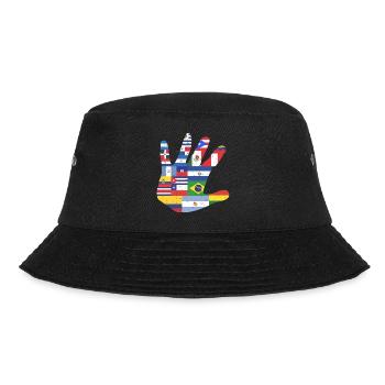 Amérique latine Amérique du Sud main drapeau cadeau Latin - Bob - noir - Devant - Lela (165cm)