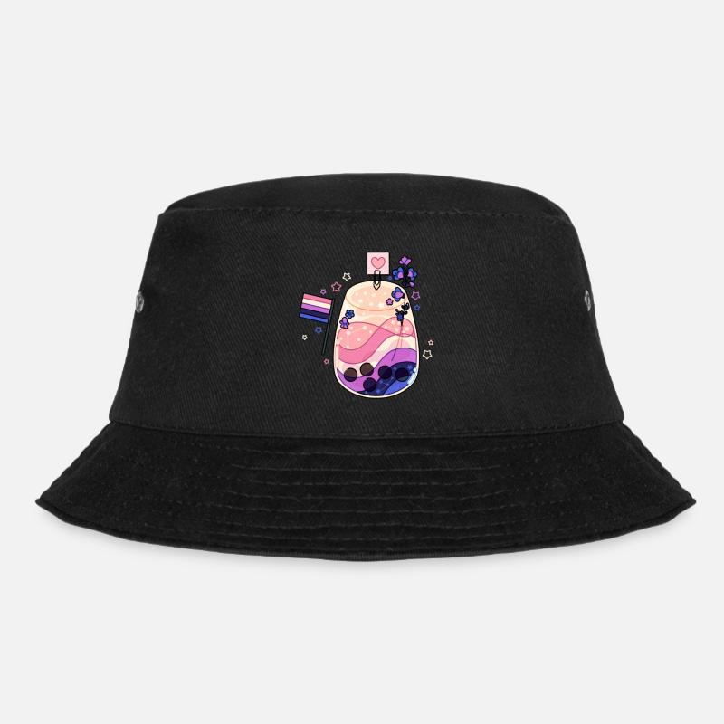 Bubbletea Getränk - Bucket Hat - Schwarz