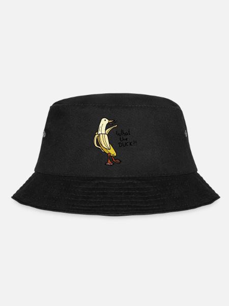 Banana Duck - What the Duck - Bucket Hat - Schwarz