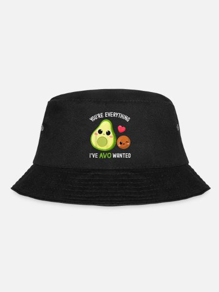Avocado Trend 2021 - Avo Wanted - Bucket Hat - black