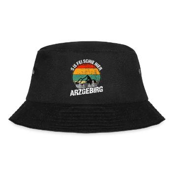 S is fei schie hier - Bucket Hat - Schwarz - Vorne - Lela (165cm)