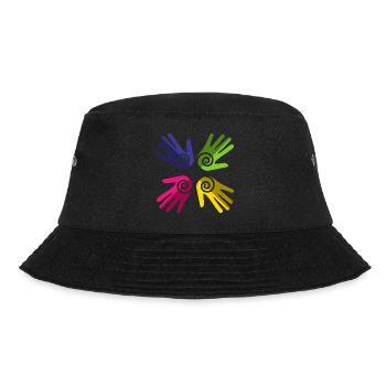 Pride Rainbow Flag LGBT - Bucket Hat - black - Front - Lela (165cm)