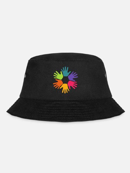 Pride Regenbogenfahne Pride Parade LGBT - Bucket Hat - Schwarz
