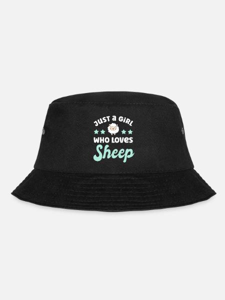 Sheep Sheep - Bucket Hat - black