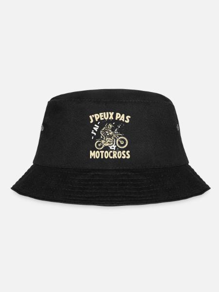 Je Peux Pas J'ai Motocross Motard Cadeau Moto - Bob - noir