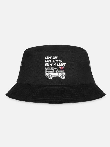 Drive a Landy - Bucket Hat - black