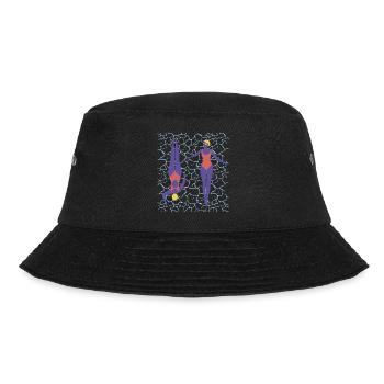 Mädchen schwimmen im Pool Mädchen schwimmen im Poo - Bucket Hat - Schwarz - Vorne - Lela (165cm)