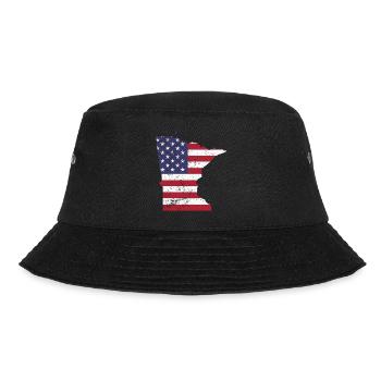 Minnesota - Bucket Hat - Schwarz - Vorne - Lela (165cm)