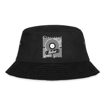 Retro Musik - Bucket Hat - Schwarz - Vorne - Lela (165cm)