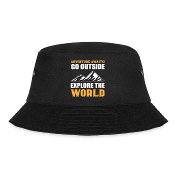 Explore the World Brave Person Gift - Bucket Hat - black - Front - Lela (165cm)