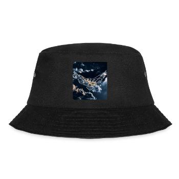 Presentie Adler Nacht - Bucket Hat - Schwarz - Vorne - Lela (165cm)