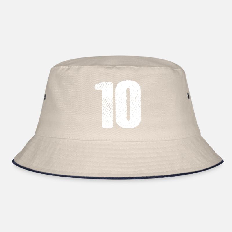 10 number jersey Bucket Hat