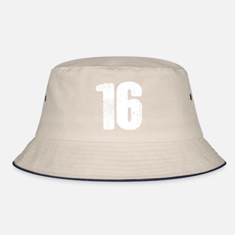 16 Zahl Trikot Bucket Hat