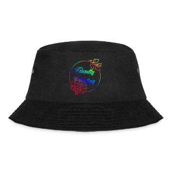 FriendlyPöbeling Rainbow - Bucket Hat - Schwarz - Vorne - Lela (165cm)