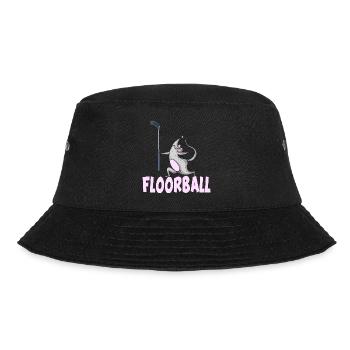 floorball floorball floorball season - Bucket Hat - black - Front - Lela (165cm)