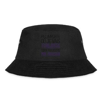 toulouse chez moi cadeau homme femme Toulouse - Bob - noir - Devant - Lela (165cm)