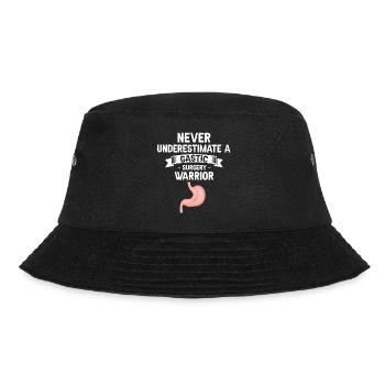 Gastric Bypass and Gastric Bypass Operation Design - Bucket Hat - black - Front - Lela (165cm)