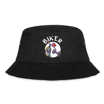 Bicycle Bike Bike Chain Three-wheel biker - Bucket Hat - black - Front - Lela (165cm)