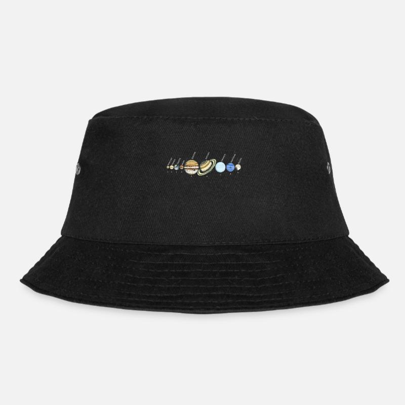 Sonnensystem Astrophysikalische Planeten, Sonnensystem - Bucket Hat - Schwarz