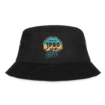 Legends 1980 - Bucket Hat - black - Front - Lela (165cm)