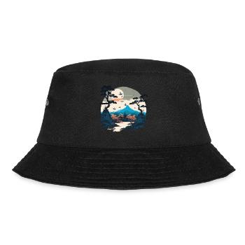 Japanese Vacation - Bucket Hat - black - Front - Lela (165cm)