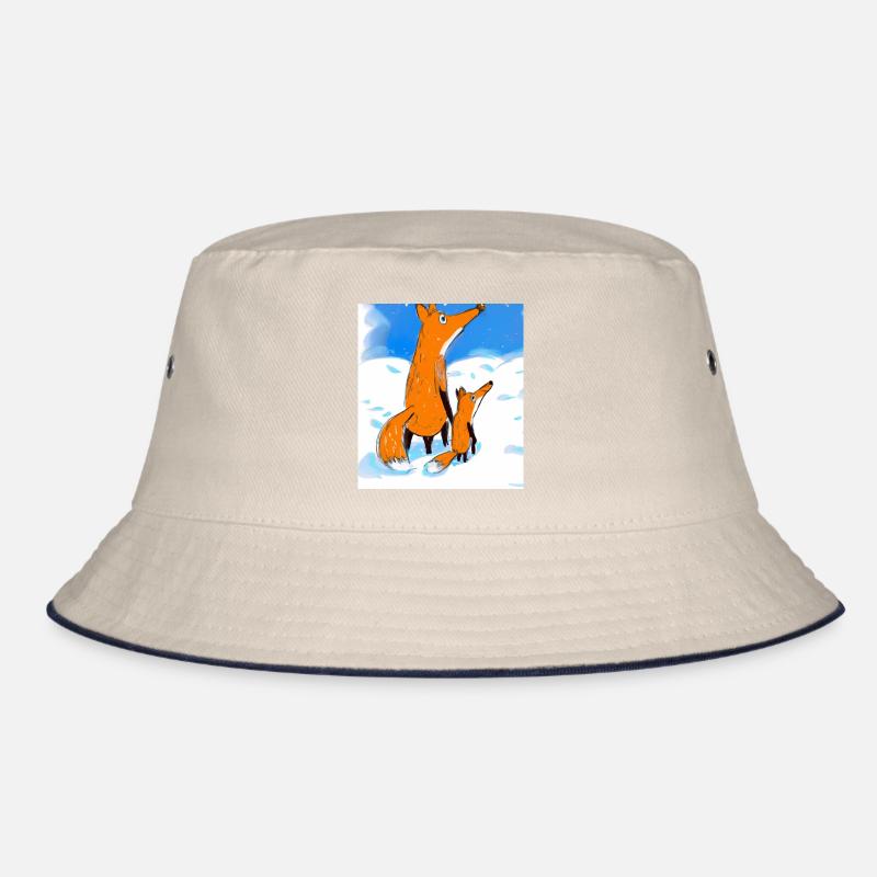 Fuchs im Schnee Bucket Hat