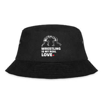 Ich Liebe Es Zu Ringen - Bucket Hat - Schwarz - Vorne - Lela (165cm)