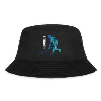 Field hockey hockey player "Hockey game" Hockey - Bucket Hat - black - Front - Lela (165cm)