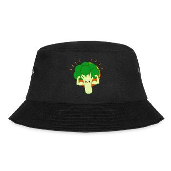 Strong broccoli - Bucket Hat - black - Front - Lela (165cm)