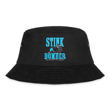 Stinkbomber unterwegs Baby Junge boy Windel blau - Bucket Hat - Schwarz - Vorne - Lela (165cm)