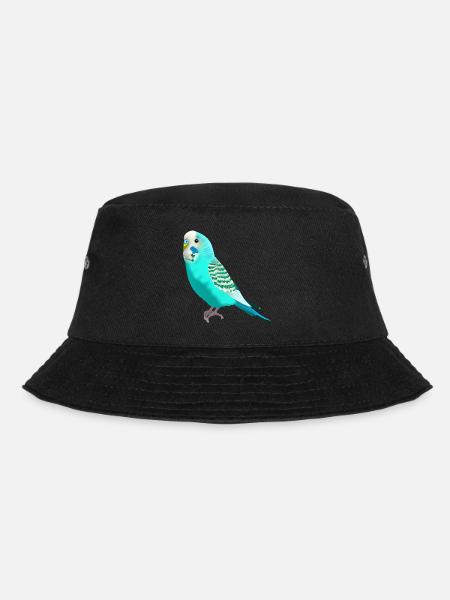 Sweet budgerigar - Bucket Hat - black