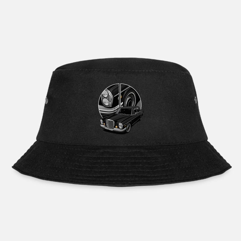 German Classic Car // Illustration - Bucket Hat - Schwarz