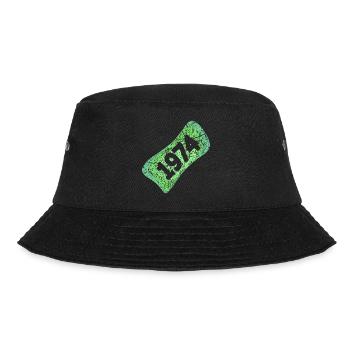 1974 - Bucket Hat - Schwarz - Vorne - Lela (165cm)