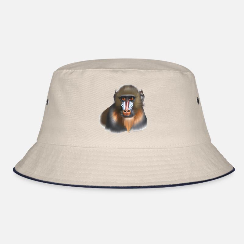 Mandrill Affe Bucket Hat