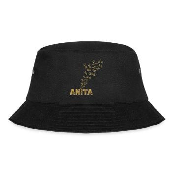 Angeln Anita - Bucket Hat - Schwarz - Vorne - Lela (165cm)