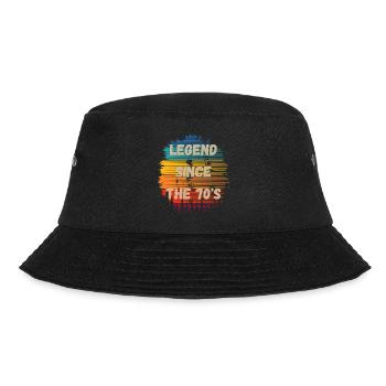 70's Legend - Bucket Hat - black - Front - Lela (165cm)