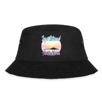 Jeju Island at sunset - Bucket Hat - black - Front - Lela (165cm)