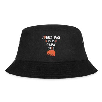 J peux pas je suis papa ours - Bob - noir - Devant - Lela (165cm)