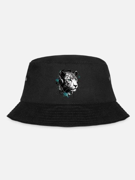 Rita, der audiophile Panther - Bucket Hat - Schwarz