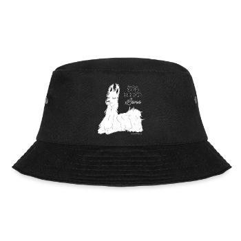 KOA DRAMA Lama - kein Drama Lama, Dialekt - Bucket Hat - Schwarz - Vorne - Lela (165cm)