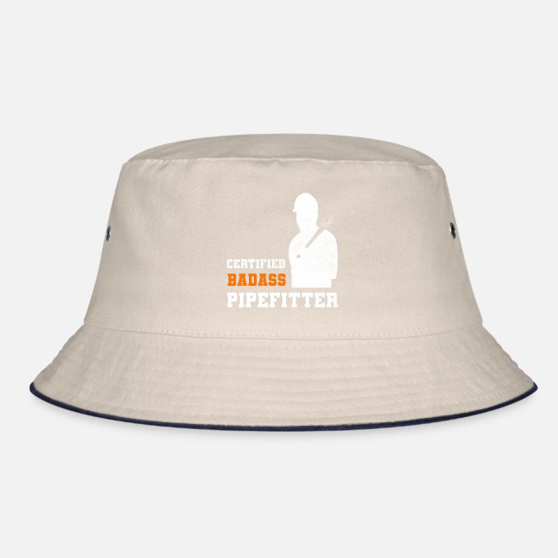 Lustige Pipefitter Dampfer Bucket Hat