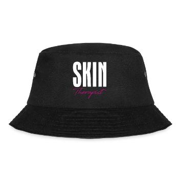 Hauttherapeutin - Bucket Hat - Schwarz - Vorne - Lela (165cm)