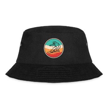 Vintage-Snowboard - Bucket Hat - Schwarz - Vorne - Lela (165cm)