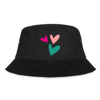 SAINT VALENTINE. bachelorette party. I LOVE YOU. I LOVE YOU. LOVE - Bucket Hat - black - Front - Lela (165cm)