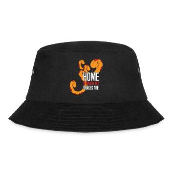 Schlangen Liebhaber | Haustiere Reptil Geschenke - Bucket Hat - Schwarz - Vorne - Lela (165cm)