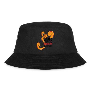 Schlangen Liebhaber | Haustiere Reptil Geschenke - Bucket Hat - Schwarz - Vorne - Lela (165cm)
