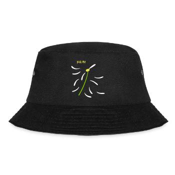 pick me - Bucket Hat - Schwarz - Vorne - Lela (165cm)