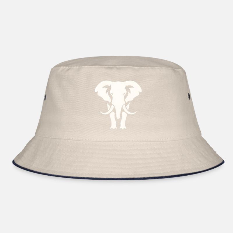 Logo blanc Elephant Silhouette Bob
