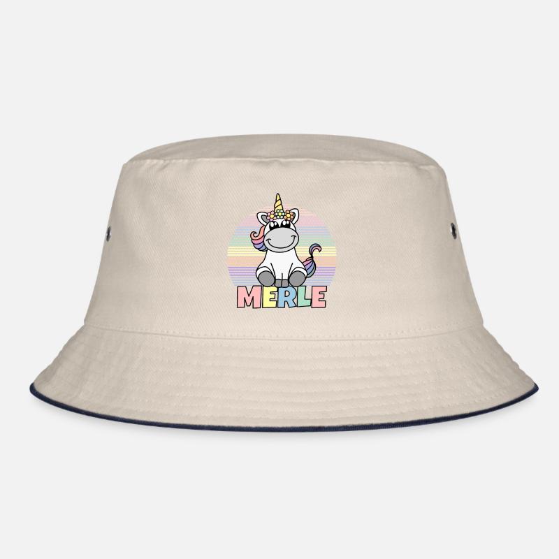 Merle Einhorn Name Bucket Hat