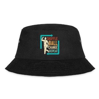 Shuffle, Ball, Change, Repeat Tap Dance Tap Dancer - Bucket Hat - black - Front - Lela (165cm)